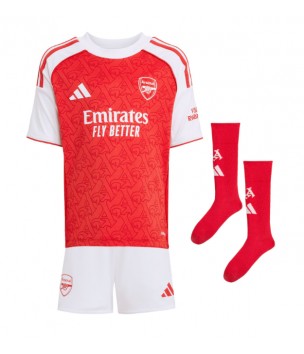 Billiga Arsenal Declan Rice #41 Hemmatröja Barn 2025-26 Kortärmad (+ Korta byxor)